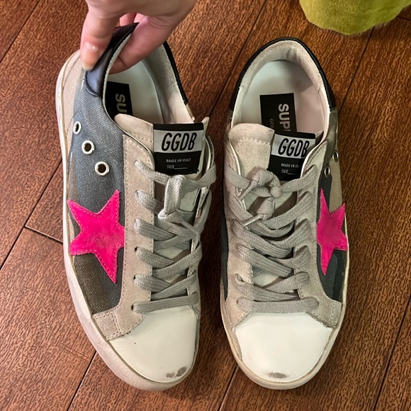 Golden Goose Shoes - Golden Goose Women's Superstar Camo Fuscia Shoe Size 37 / 7